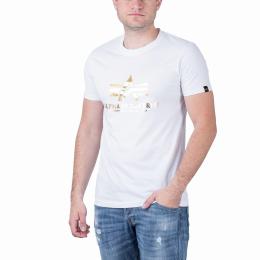 Alpha Industries Basic Foil Print Tee Angebot kostenlos vergleichen bei topsport24.com.