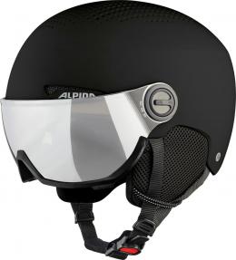 Alpina Arber Visier Skihelm (54-58 cm, 30 black matt)