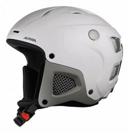 Alpina Attelas Skihelm (53-58 cm, 10 white matt)