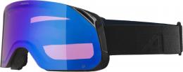 Alpina Blackcomb Quattroflex Skibrille (831 black matt, Scheibe: Quattroflex blue (S2))