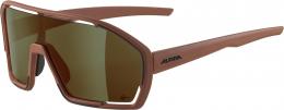 Alpina Bonfire Q-Lite Sportbrille (051 brick matt, Scheibe: Q-Lite bronce mirror (S3))