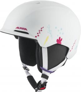 Alpina Brix Jr. Kinder Skihelm (51-55 cm, 11 white/graphic matt)