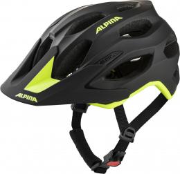 Alpina Carapax 2.0 Fahrradhelm (57-62 cm, 42 black neon/yellow matt)