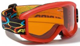 Alpina Carvy 2.0 Kinderskibrille (451 rot, Scheibe: SINGLEFLEX tint (S2))