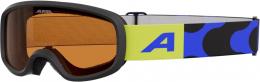 Alpina Carvy 3.0 Kinderskibrille (431 black matt, Scheibe: orange (S2))