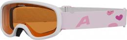 Alpina Carvy 3.0 Kinderskibrille (458 rose matt, Scheibe: orange (S2))