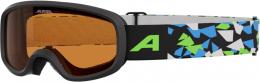 Alpina Carvy 3.0 Kinderskibrille (481 blue matt, Scheibe: orange (S2))
