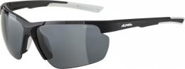 Alpina Defey HR Sportbrille (431 black matt/white, Ceramic mirror, Scheibe: black (S3))