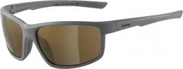 Alpina Defey Sportbrille (321 moon/grey matt, Ceramic mirror, Scheibe: bronce mirror (S3))