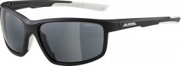 Alpina Defey Sportbrille (431 black matt/white, Ceramic mirror, Scheibe: black (S3))