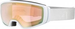 Alpina Double Jack Quattroflex Varioflex Skibrille (711 white matt, Scheibe: mirror gold (S2-S4))