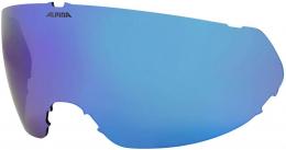 Alpina Ersatzvisier für Alto und Oro QV Visier-Skihelm (910 blau mirror, für 51-55 cm)