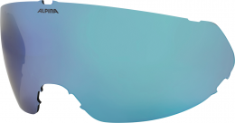 Alpina Ersatzvisier für Alto und Oro QV Visier-Skihelm (920 ice blue, für 51-55 cm)