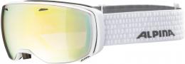 Alpina Estetica Q Skibrille (811 white gloss, Scheibe: QUATTROFLEX gold (S2))