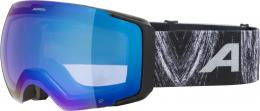 Alpina Falera MAG Q Skibrille Klickscheibe (832 black glacier matt, Scheibe: blue (S2) / pink (S1))