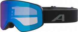Alpina Fernie Kinderskibrille (834 black matt, Scheibe: mirror blue (S2))