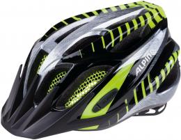 Alpina Firebird Junior 2.0 Kinderfahrradhelm (50-55 cm, 35 black/steelgrey/neon gloss)