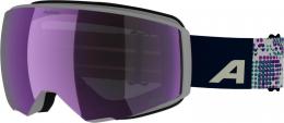 Alpina Granby 2 small Q-Lite Brillenträgerskibrille (834 black/lilac matt, Scheibe: Q-Lite pink (S2))