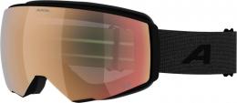 Alpina Granby 2 small QuattroVarioflex Skibrille (731 black matt, Scheibe: QuattroVarioflex, gold (S2-S4))