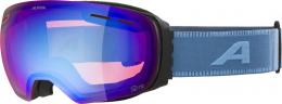 Alpina Granby Skibrille (884 black//blue matt, Scheibe: MIRROR blue (S2))