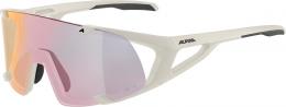 Alpina Hawkeye small Quattro-Varioflex Sportbrille (521 cool grey matt, Scheibe: Quattro/Varioflex rainbow mirror (S1-3))