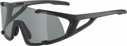 Alpina Hawkeye small Sportbrille (331 all black matt, Scheibe: black mirror (S3))