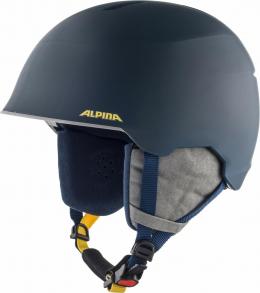 Alpina Maroi Freeride Junior Skihelm (51-54 cm, 80 ink/grey matt)