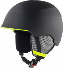 Alpina Maroi Freeride Junior Skihelm (53-57 cm, 31 charcoal/neon matt)