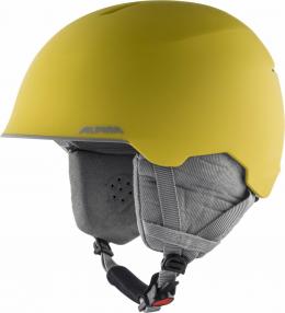 Alpina Maroi Freeride Junior Skihelm (53-57 cm, 40 curry/grey matt)