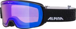 Alpina Nakiska QHM Skibille (831 black matt, Scheibe: QUATTROFLEX, blue (S2))