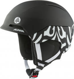 Alpina Nax Skihelm (55-59 cm, 11 litoff black/white)
