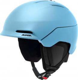 Alpina Nax Skihelm (55-59 cm, 46 smoke/blue matt)