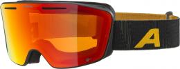 Alpina Nendaz Q-Lite Skibrille (832 black/yellow matt, Scheibe: Q-Lite red (S2))