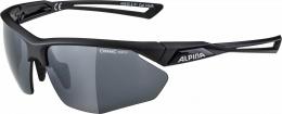 Alpina Nylos HR Sportbrille (331 black matt, Ceramic mirror, Scheibe: black mirror (S3))