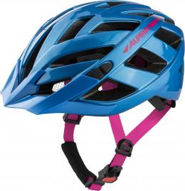 Alpina Panoma 2.0 Fahrradhelm (Größe: 52-57 cm, 84 true blue/pink gloss)