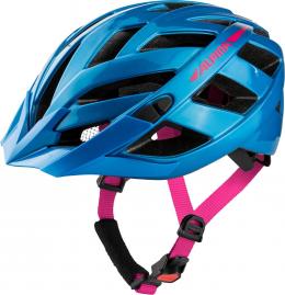 Alpina Panoma 3.0 Fahrradhelm (52-57 cm, 64 true blue/pink gloss)