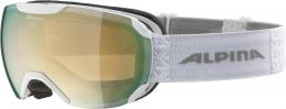 Alpina Pheos Small HM Skibrille (814 white matt, Scheibe: Quattroflex Lite mandarin (S2))