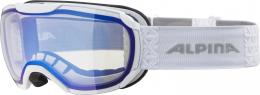 Alpina Pheos Small Varioflex Mirror Skibrille (711 white/white, Scheibe: VARIOFLEX blau (S1-S2))