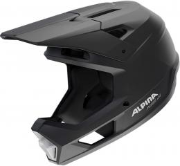 Alpina Pikes Jr. Fullface-Helm Kids (56-59 cm, 10 black matt)