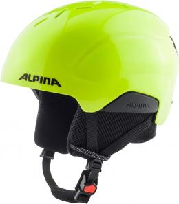 Alpina Pizi Kinder Skihelm (46-51 cm, 50 neon/yellow gloss)