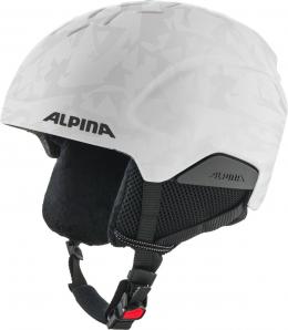Alpina Pizi Kinder Skihelm (51-55 cm, 37 white camo)