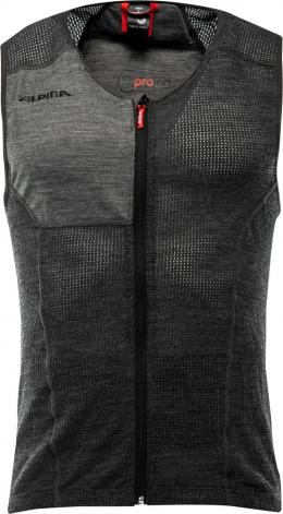 Alpina Prolan Men Vest Protektor Weste (L = Körpergröße ca. 180-185 cm, 31 dark grey)