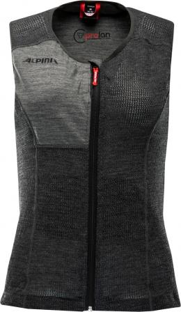 Alpina Prolan Women Vest Protektor Weste (L = Körpergröße ca. >185 cm, 31 dark grey)