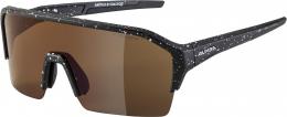 Alpina RAM HM+ Sportbrille Halbrahmen (031 black/blue matt, Scheibe: Q-Lite red mirror (S3))