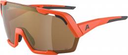 Alpina Rocket Bold Q-Lite Sportbrille (041 pumpkin/orange matt, Scheibe: bronce mirror (S3))