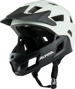 Alpina Rupi Fullface-Helm Kids (50-55 cm, 10 off white matt)