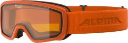 Alpina Scarabeo Junior Skibrille DH (141 pumpkin matt, Scheibe: orange (S2))