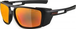 Alpina Skywalsh CM Sportbrille (032 black matt, Scheibe: red mirror (S4))