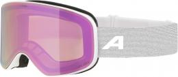 Alpina Slope Q-Lite Skibrille (813 white matt, Scheibe: Q-Lite pink (S2))