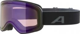 Alpina Slope Quattroflex Skibrille (831 black matt, Scheibe: QUATTROFLEX MIRROR blue (S2))